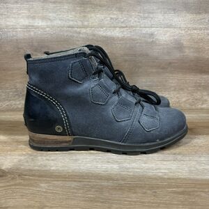 SOREL Major Lace Botki Damskie NL2163-010 Gray Leather Canvas Women's Size 7